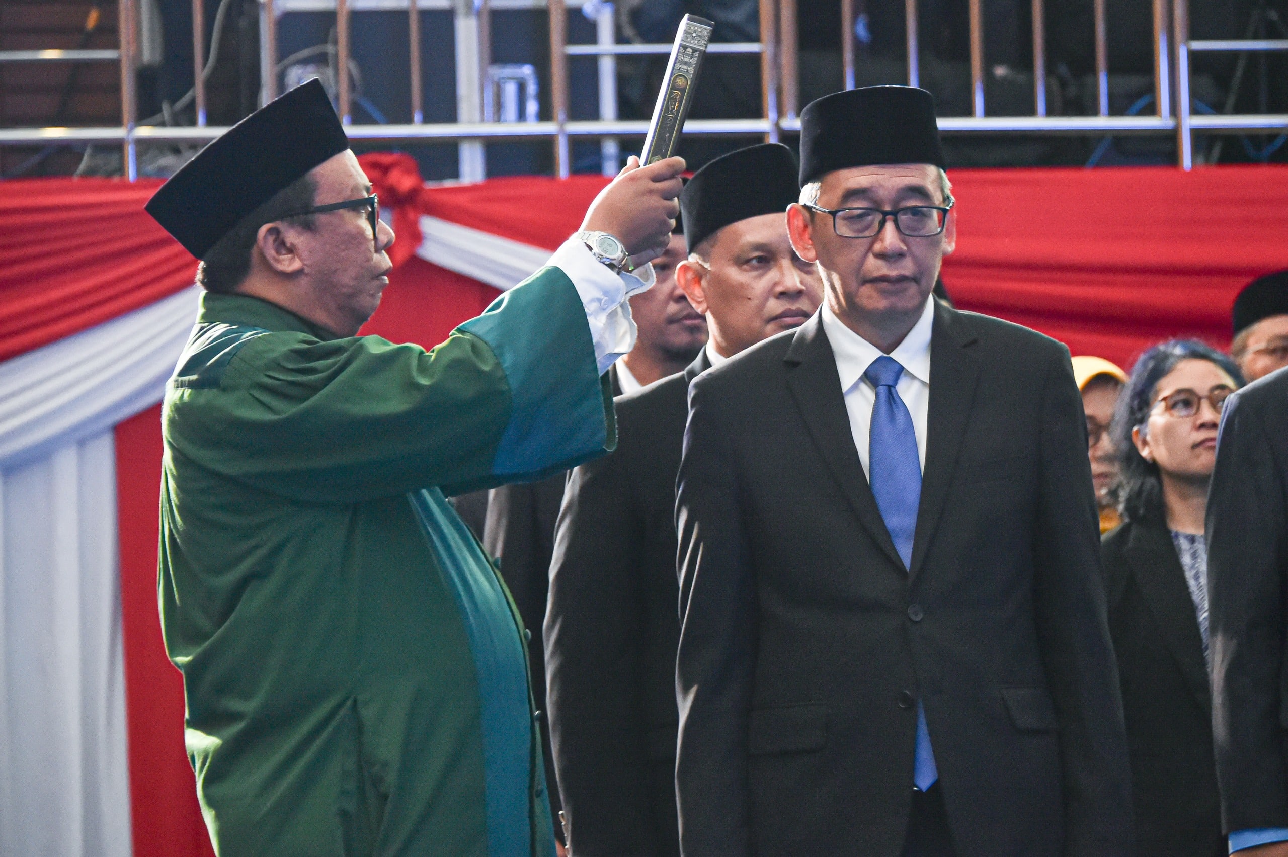 Sebanyak 43 Pejabat Pimpinan Tinggi Pratama di lingkungan Kementerian LH/BPLH berhasil di lantik (KIS/NICKO)