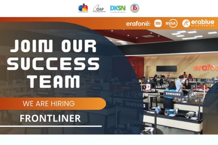 Lulusan SMA SMK Merapat! Erafone Bandung Buka Loker Terbaru Posisi Frontliner