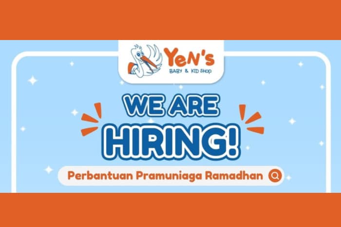 Lulusan SMA SMK Merapat! Yens Bandung Buka Loker 2 Posisi Sekaligus, Ini Syaratnya