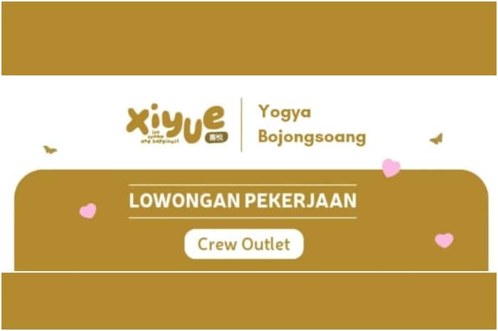 Lulusan SMA dan SMK! Xiyue Bandung Buka Loker Crew Outlet, Tertarik?
