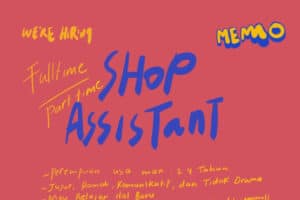 Memmo Alat Tulis Buka Loker SMA dan SMK Shop Ast Part Time di Bandung