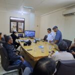 Ketum PWI Pusat Hendry Ch Bangun memimpin rapat HPN 2025 yang akan dilaksanakan di Kalsel. (Ist)
