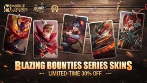 Penukaran Skin Blazing Bounties dengan 47 Skin Epic Mobile Legends hingga 31 Januari 2025
