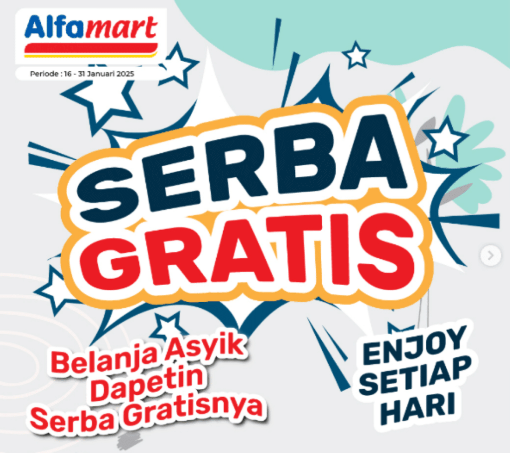 Promo Alfamart Serba Gratis, Berlaku Hingga 31 Januari 2025, Simak Produknya
