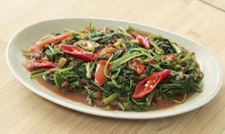 Tumis Kangkung Pedas Terasi