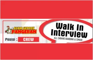 Walk In Interview! Ayam Geprek Pangerang Lengkong Bandung Buka Loker Buat Lulusan SMA SMK