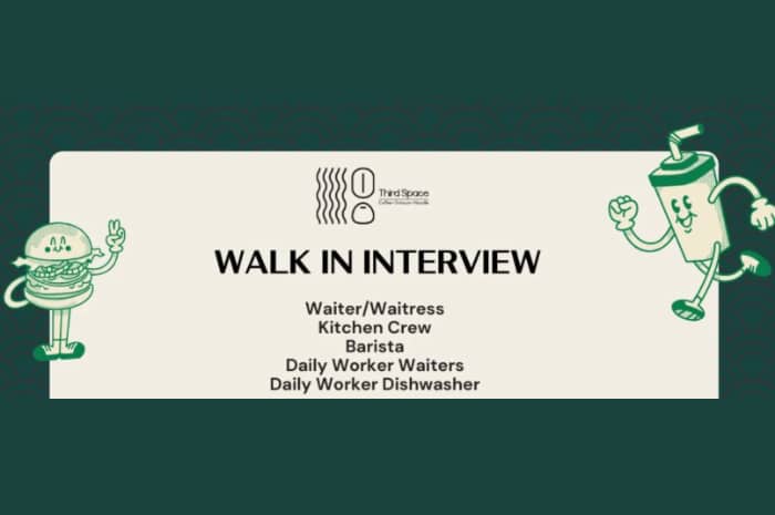 Walk In Interview! Third Space Bandung Buka Loker Buat Fresh Graduate