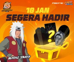 Kolaborasi Free Fire X Naruto, Akan Ada Bundle Jiraiya ! Berikut Bocoran Skin dan Item Lainnya