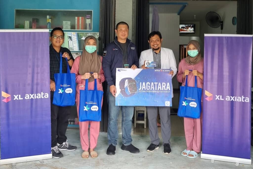 Tangkal Penyakit Stroke, XL Axiata dan Alita Bagikan Perangkat Jagatara