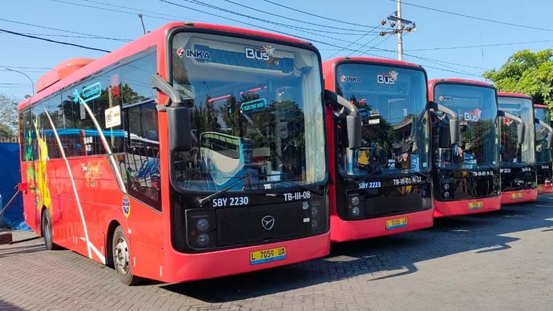 bus listrik surabaya