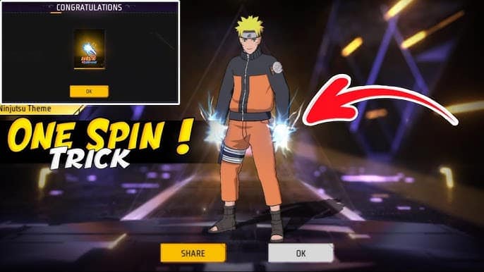 Begini Cara Mendapatkan Tinju Chidori atau Ninjutsu Fist di Free Fire, Pakai Jutsu Andalan Sasuke di Arena !