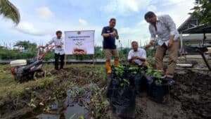 PWI Kalsel Luncurkan Program Wartawan Menanam, Dukung Swasembada Pangan dan Hari Pers Nasional