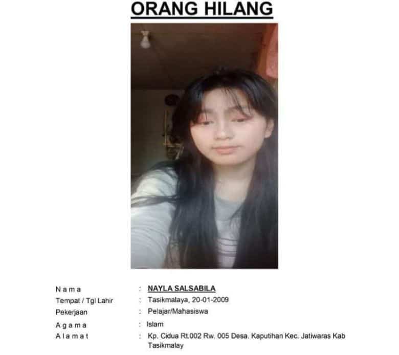 gadis hilang