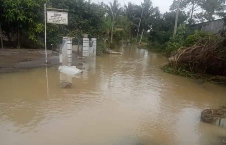 Tanggul Bukit Cermai di Dolok Masihul Jebol, Ratusan Rumah Tergenang Banjir