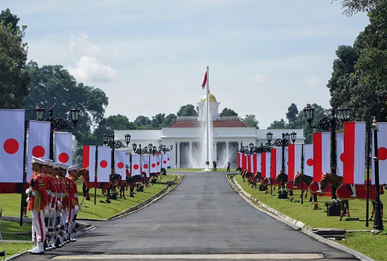 penyambutan pm jepang