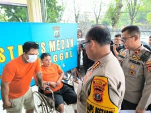 Beraksi di 12 Titik, Dua Residivis Pencurian Sepeda Motor Ditembak Polsek Sunggal