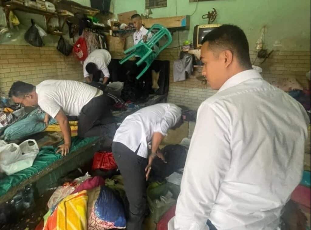 Rutan Kelas I Palembang Gelar Razia Rutin untuk Pastikan Tidak Ada Barang Terlarang