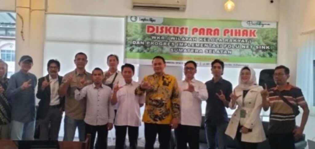 Diskusi Bahas Wilayah Kelola Rakyat dan Progres Implementasi FOLU Net Sink Sumsel