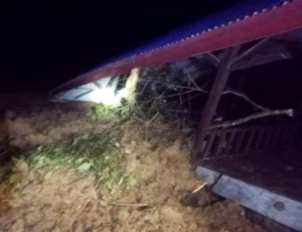 Bencana Alam Tanah Longsor di Desa Telagah, Putuskan Jalan Langkat-Karo