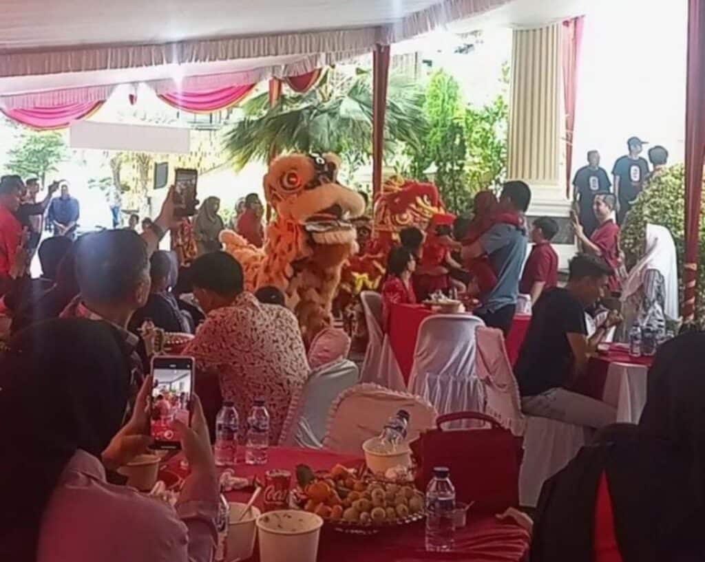 Meriah, Open House Imlek Zewwy Salim, Gubernur Sumsel pun Hadir!