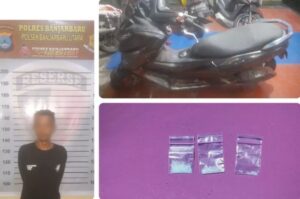 Polisi Lumpuhkan Pengedar Sabu yang Nekat Acungkan Sajam di Banjarbaru