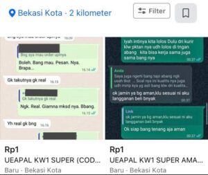 Penjualan Uang Palsu di Marketplace Facebook Diduga Marak di Bekasi