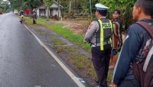 Menghindari Anak Punk Mau Nebeng, Truk Tronton Hantam Pemotor di Glanmore Banyuwangi