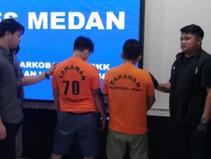 Gembong Narkoba dan Kurir Ditangkap Petugas Polrestabes Medan