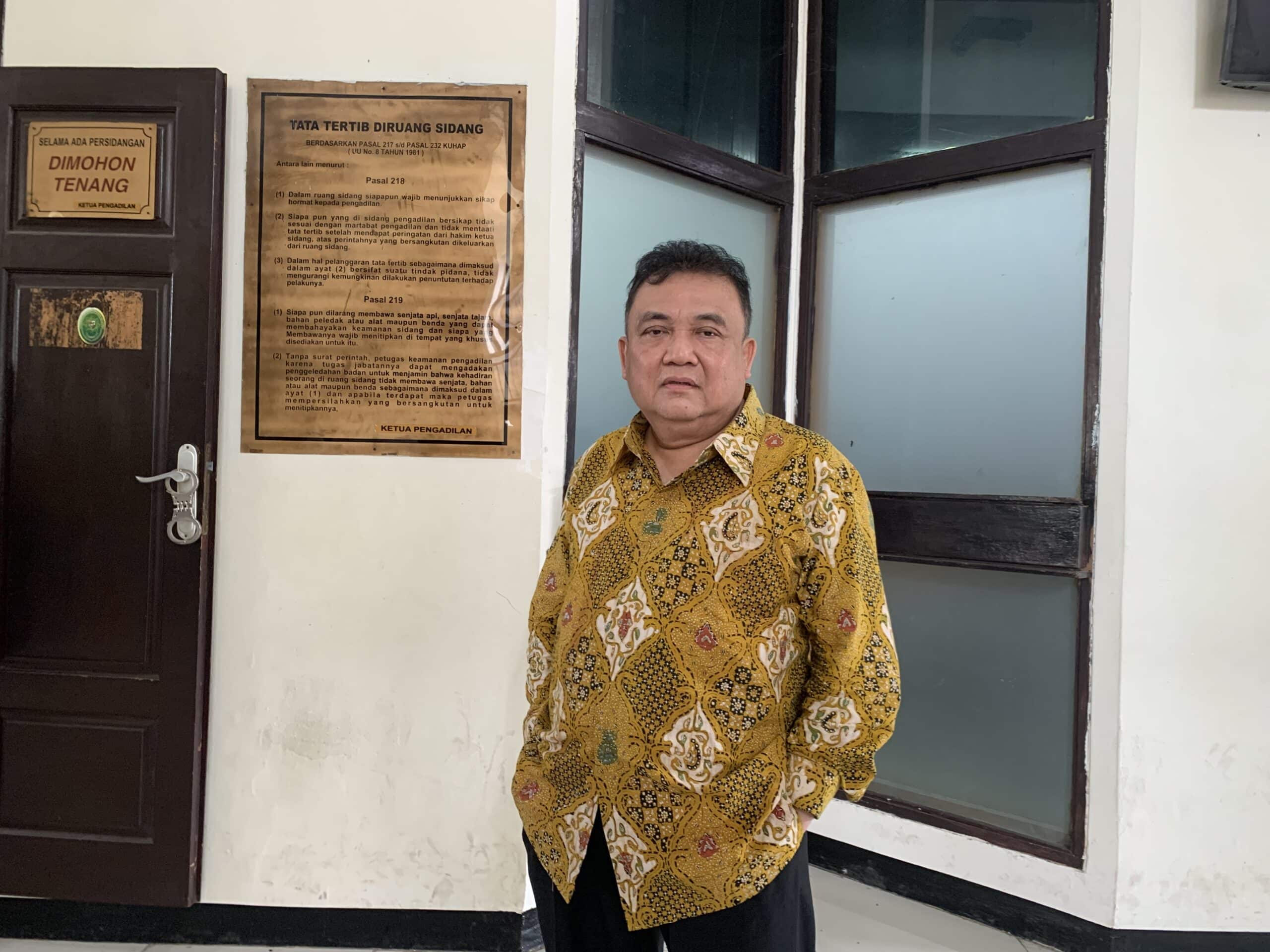 Kuasa hukum PKB, Anwar Rachman, usai sidang di PN Jakarta Selatan, pada Kamis (9/1/2025). (Foto: Aris MP)