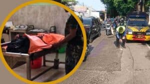 Ngeri! Dibonceng Ayahnya Remaja Karawang Jatuh Terlindas Truk Kontainer di Pungging Mojokerto, Truk Kabur