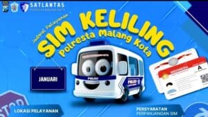 Layanan SIM Keliling Malang Kota Hari Jumat, 17 Oktober 2025, Cek Lokasinya