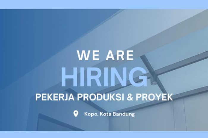 Tamatan SMP Merapat! Hebrew Glass Bandung Gelar Loker Teranyar, Kesempatan Emas