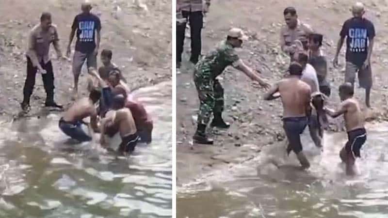 Jam Istirahat Cari ikan di Kedung Pelajar MTS Jambon Ponorogo, Tenggelam