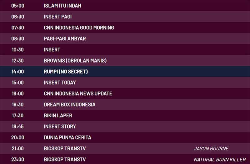 bioskop trans tv 1