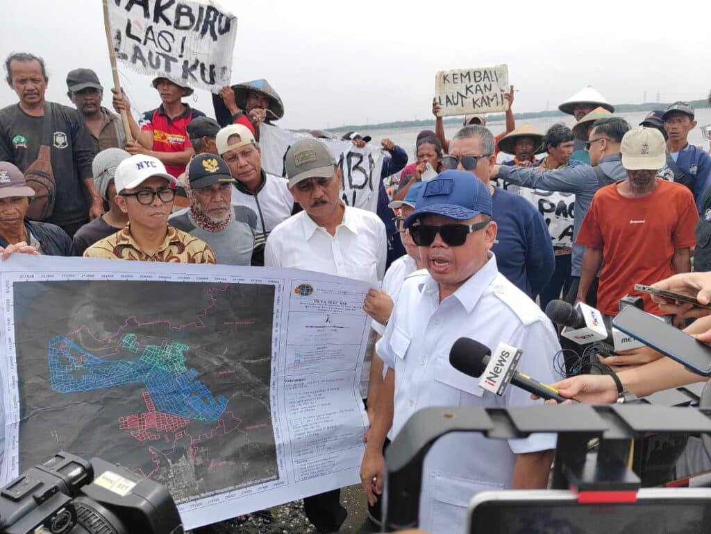 Datangi Pagar Laut Bekasi, Menteri ATR/BPN Nusron Wahid Temukan Dugaan Manipulasi Data Tanah