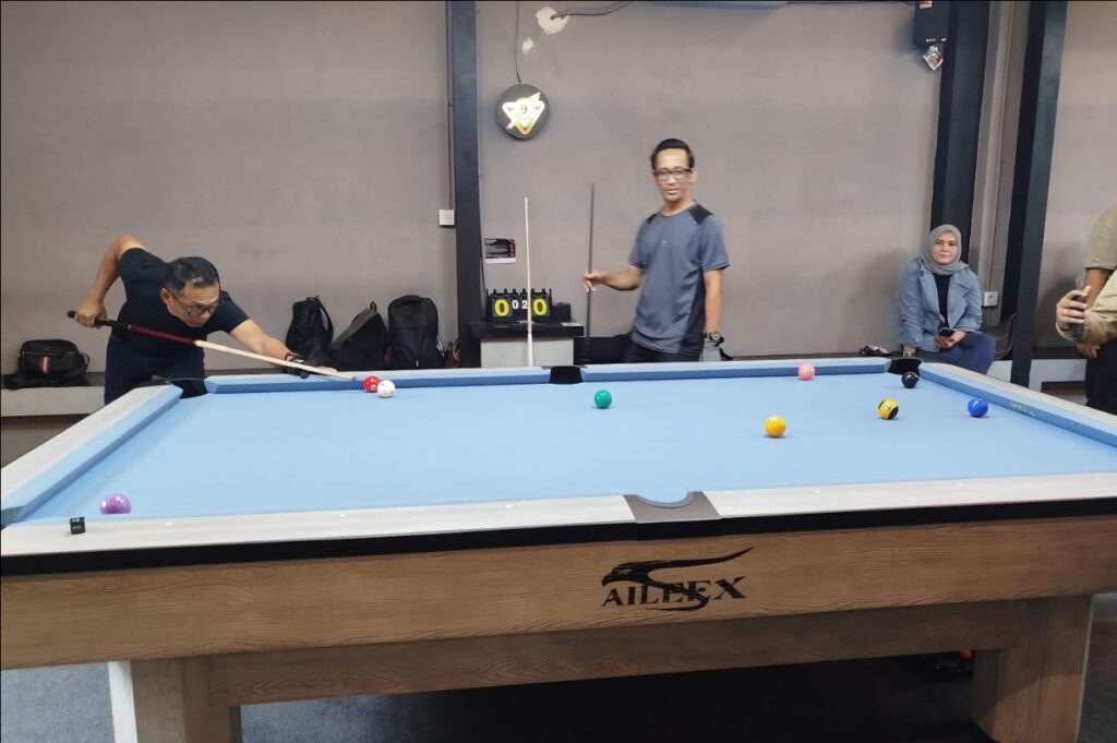 Kolaborasi Turnamen di Meja Biliar, PWI Kota Bogor Perkuat Sinergi dan Persatuan