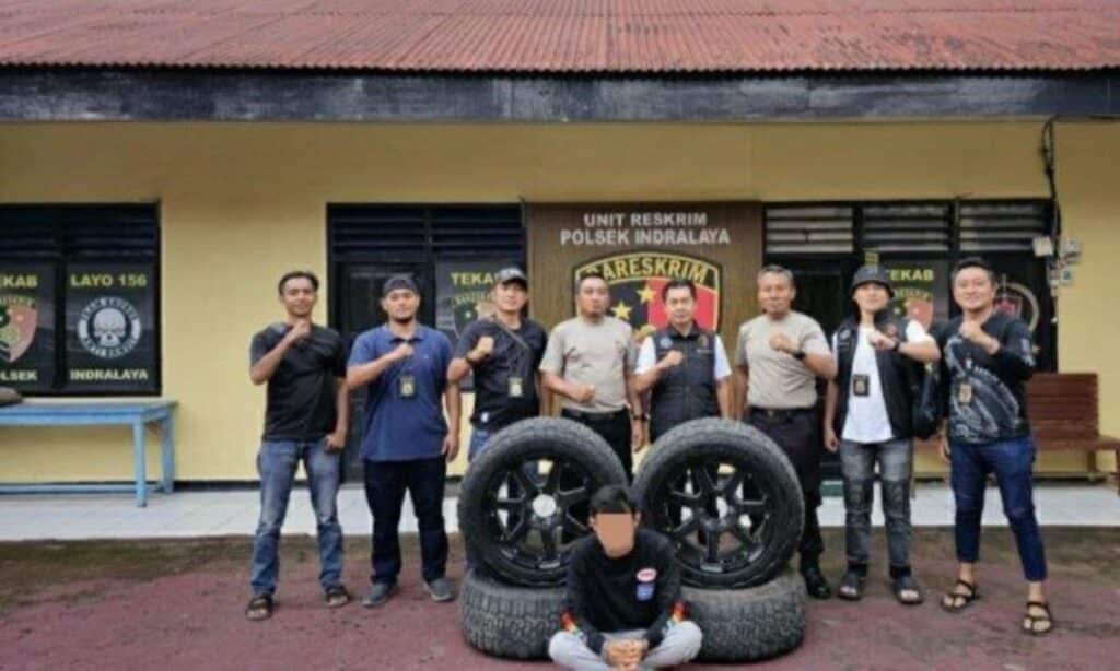 Demi Judi Online, Warga Ogan Ilir Curi Ban Mobil Saudaranya