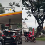 SPBU Shell Tiba-tiba Ramai Diserbu Pembeli (TikTok @yosuasep)