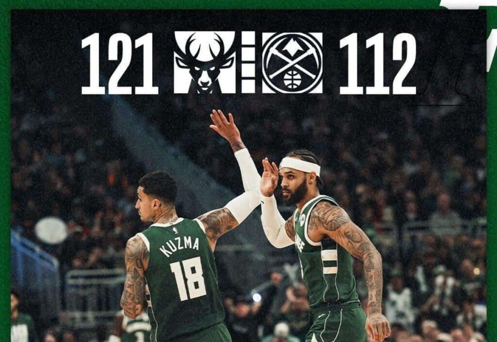 Milwaukee Bucks Taklukkan Denver Nuggets 121-112 di Laga NBA 2024/2025