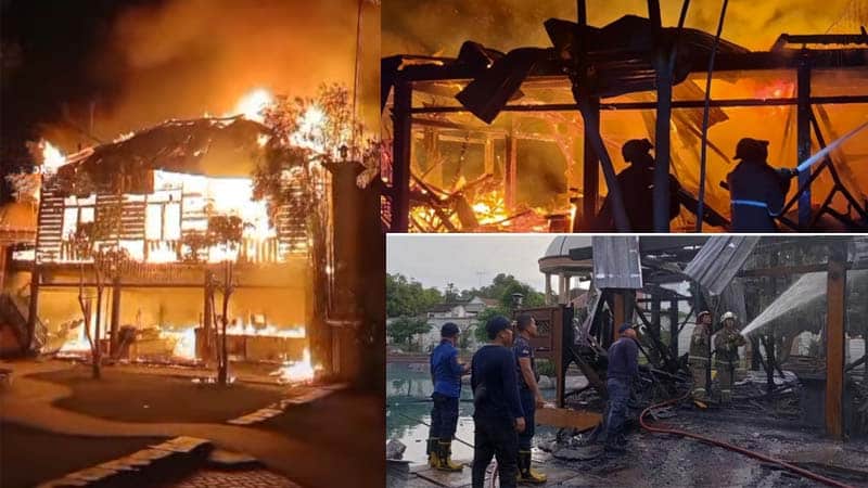 kebakaran cafe lamongan