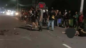 Kecelakaan Dua ABG Sidoarjo dan Pemuda di Gresik, Korban Bejatuhan di Jalan Raya, Seorang Meninggal