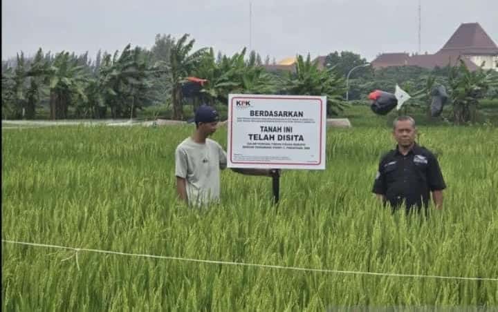 KPK sita lahan di Rorotan terkait dugaan korupsi pengadaan rumah dp 0. (Ist)