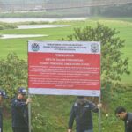 Kementerian Lingkungan Hidup (KLH) segel KEK Lido. (Ist)