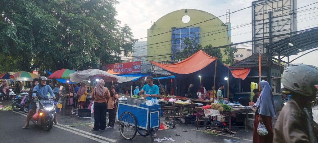 Habis Lebaran PKL Pasar Rangkasbitung Dipindah ke Pasar Kandang Sapi