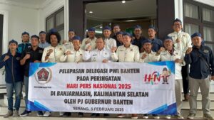 PJ Gubernur Banten Lepas Delegasi PWI Banten ke HPN Banjarmasin