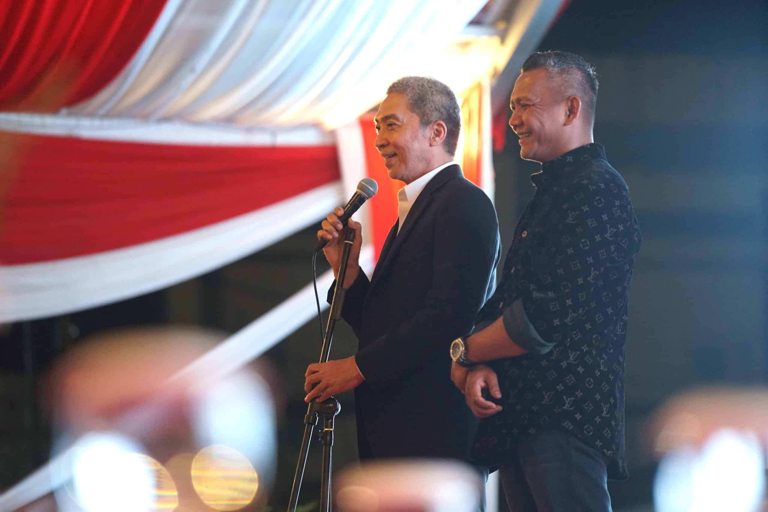 Lepas sambut Pj Wali Kota Bogor, Hery Antasari, dengan Wali Kota dan Wakil Wali Kota Bogor periode 2025-2030, Dedie A. Rachim dan Jenal Mutaqin di Plaza Balai Kota (KIS/IST)