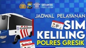 SIM Keliling Gresik 17 – 22 Februari 2025, Catat Lokasi dan Jadwalnya