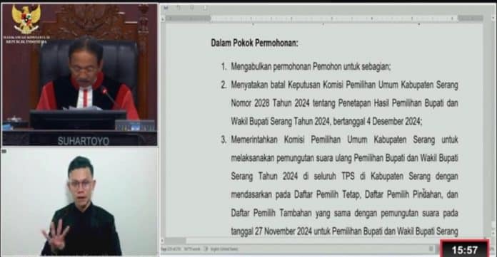 Pemungutan Suara Ulang di Kabupaten Serang Butuh Dana Rp 45 Miliar