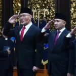 Deddy Coubuzier saat dilantik sebagai staf khusus Menteri Pertahanan. (Ist)