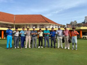 Puluhan Alumni Akpol 1988/Yon Atmaniwedhana Ikuti Olah Raga Golf di Rawamangun